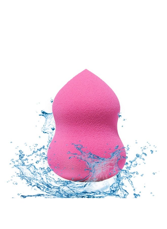 MAJESTIQUE 1Pcs Blender Beauty Makeup Sponge Set Foundation Blending Face Beauty Sponge Flawless For Liquid Cream And Powder Multicolored Makeup Sponges (Pink)  - Image 1