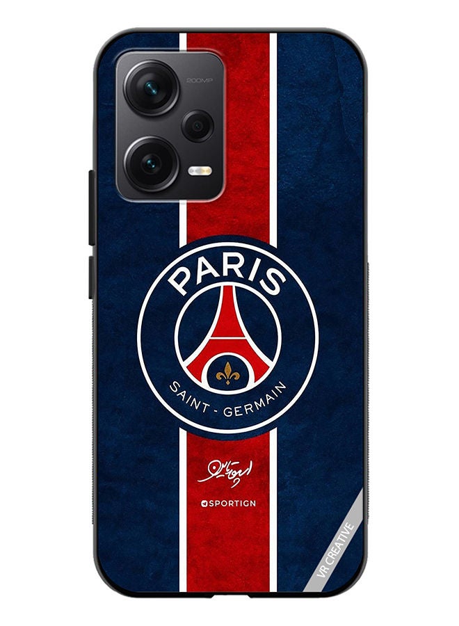 VR CREATIVE Protective Case Cover For Xiaomi Redmi Note 12 Discovery Paris Saint Germain Design Design Multicolour - Image 1