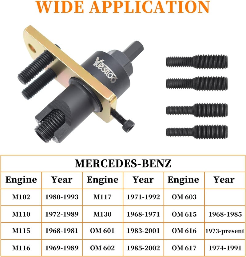 Yuesstloo Chain Guide Rail Pin Puller Remover Tool for Mercedes Benz and BMW - Image 3