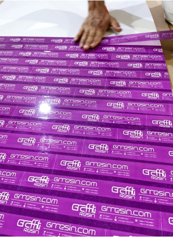 Graffiti Resin Graffiti Resin Packaging Tape 48MM X 100 Yards  - Image 2