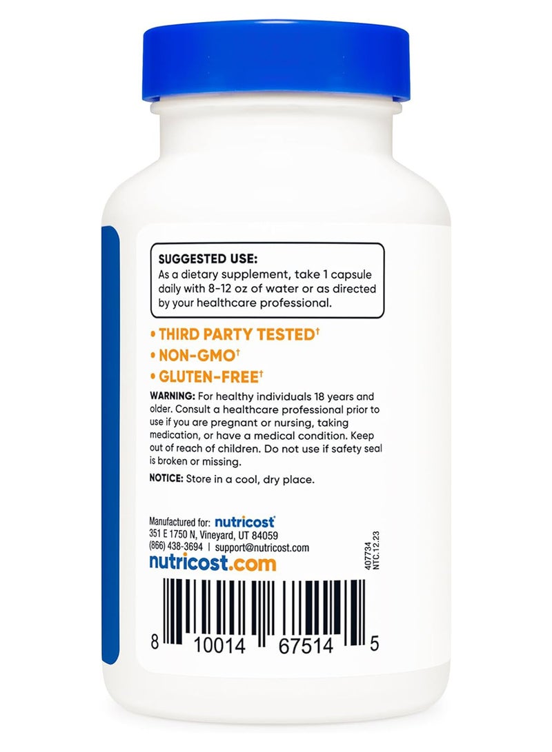 Nutricost 5Htp 200 Mg 120 Veggie Capsules Gluten Free And Nongmo - Image 4
