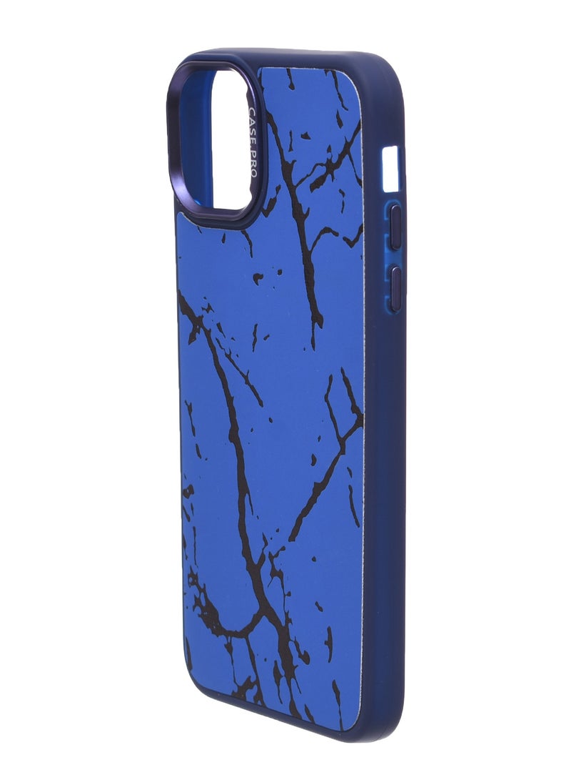 Silicone Back Phone Protection Cover With Amazing Design And Safety Edges For Iphone 11 Pro Max - Blue Black  - Image 3