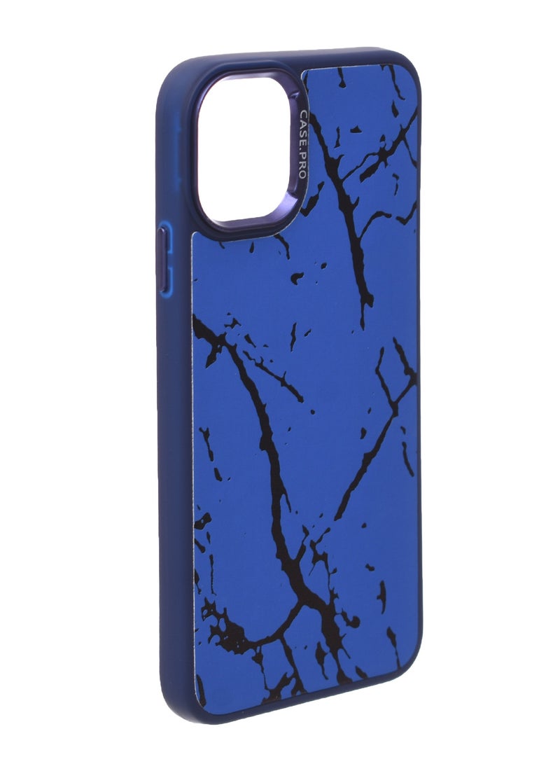 Silicone Back Phone Protection Cover With Amazing Design And Safety Edges For Iphone 11 Pro Max - Blue Black  - Image 2
