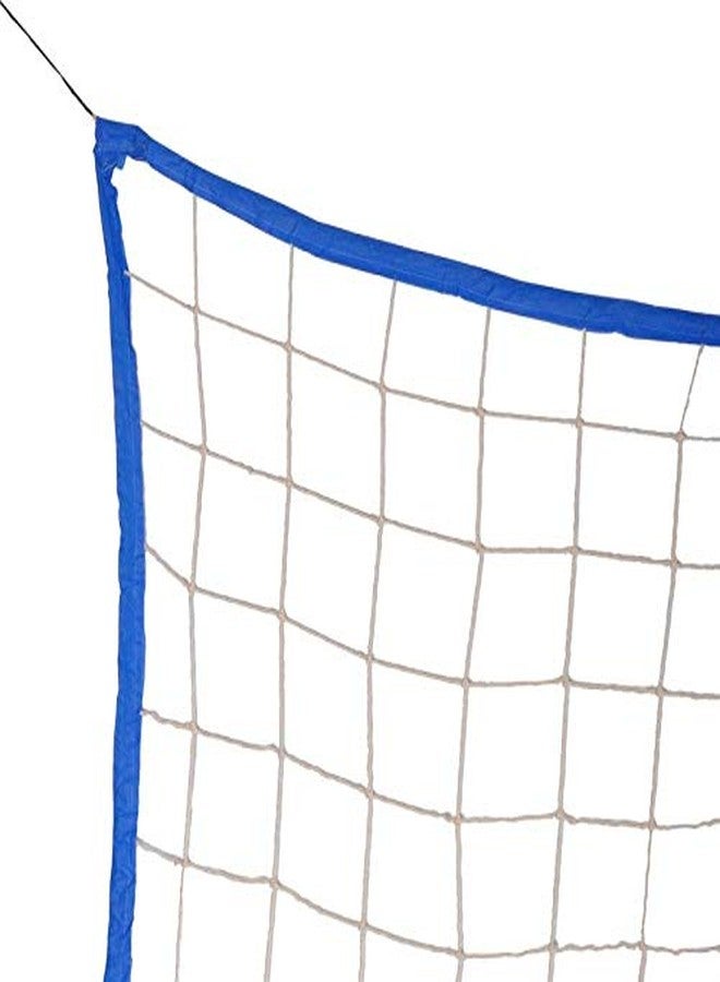 SAS SPORTS Volleyball net Without Wire White Cotton 1.5 mm Thickness 9.5 x 1 mtrs, 100 mesh Size - Image 3