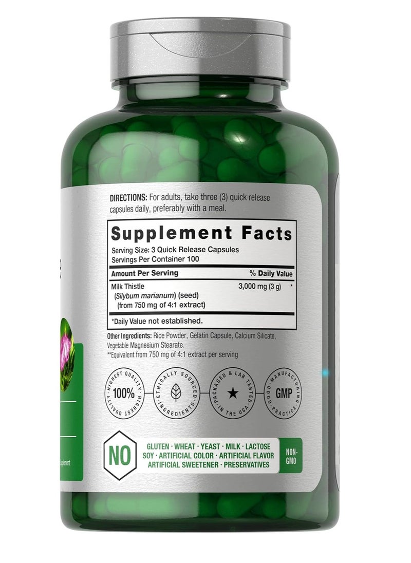 Horbaach Horbäach Milk Thistle Extract | 3000mg 300CT  - Image 2