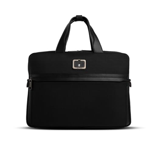 scarters Downtown Messenger | Premium 15" Laptop Bag for Men | Travel Laptop Bag with Organisation | Office Bag for Men (Black) - Image 1