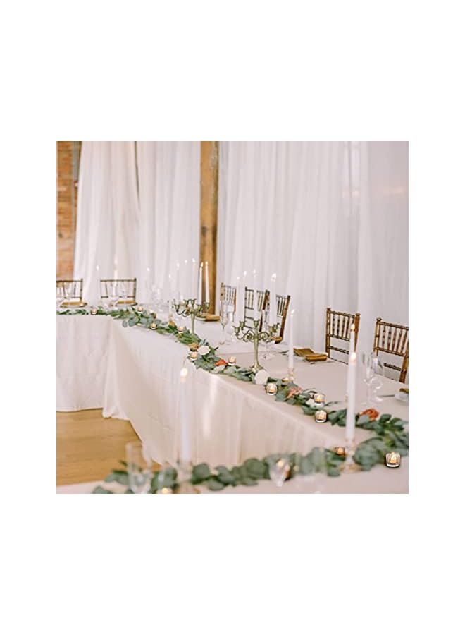 The Bros Clear Tealight Candle Holder Set of 12, Clear Glass Tealight Candle Holders for Wedding Party, Tea Light Candles Holder Bulk for Centerpiece Thanksgiving Christmas Party (2 X1.4, Clear) - Image 4