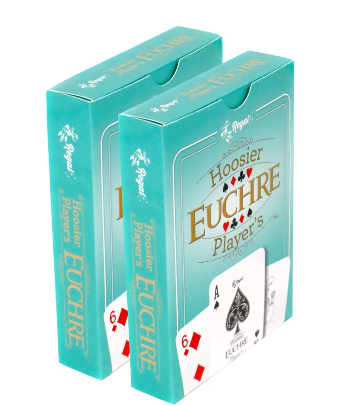 Regal Games Euchre Card Games 2 Pack - Adult Playing Card Game Set with Score Sheets - Family Fun Game Night - Ideal for 2-4 Player - Image 3