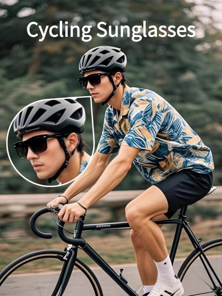 POLICE RB Cycling Sunglasses Polarized High Quality Glasses Metal High-end Sunglasses Black Frame with UV Lenses - Image 2