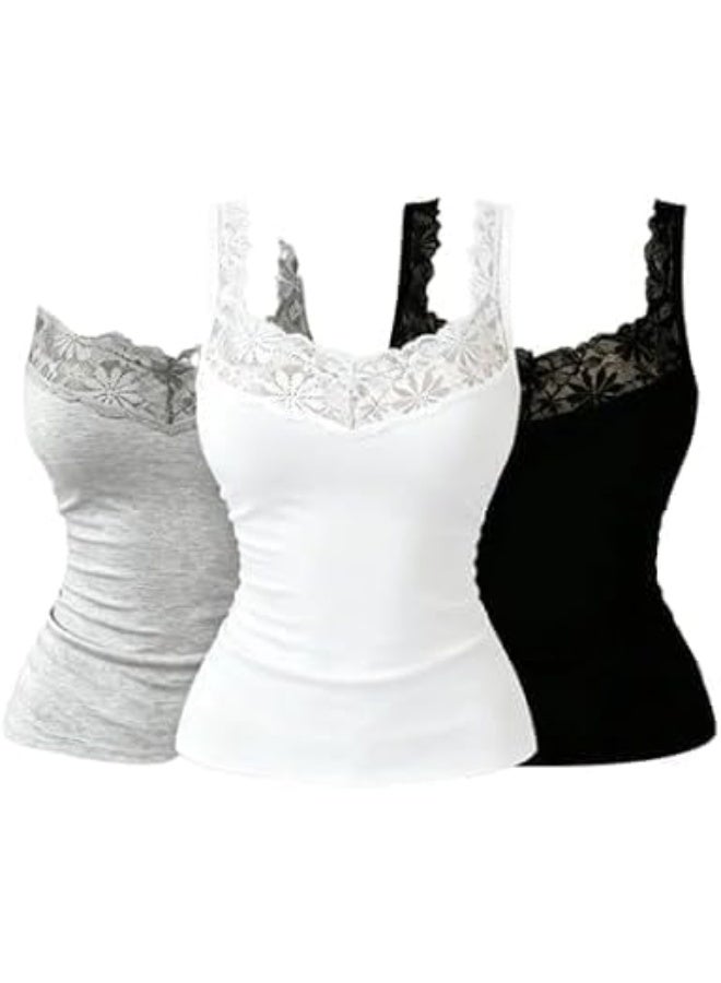 Women's 3-piece top set - soft and comfortable material - suitable for everyday use at home (Code 7571) - Image 1