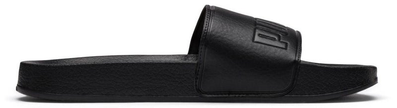 PUMA Leadcat Unisex Black Slides - Image 1