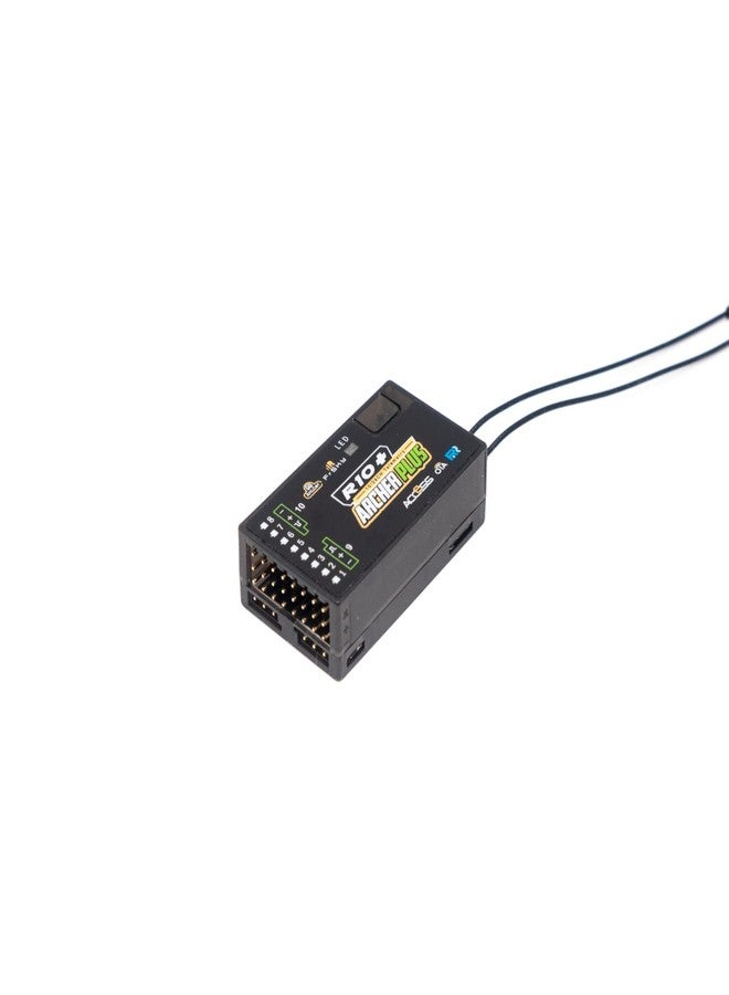 FrSky Archer Plus R10+ Receiver - 10 Configurable Ports Dual Detachable Antennas Access & D16 Compatible Enhanced Anti-RF Interference Black Box & Telemetry SBUS/FBUS Support - Image 3
