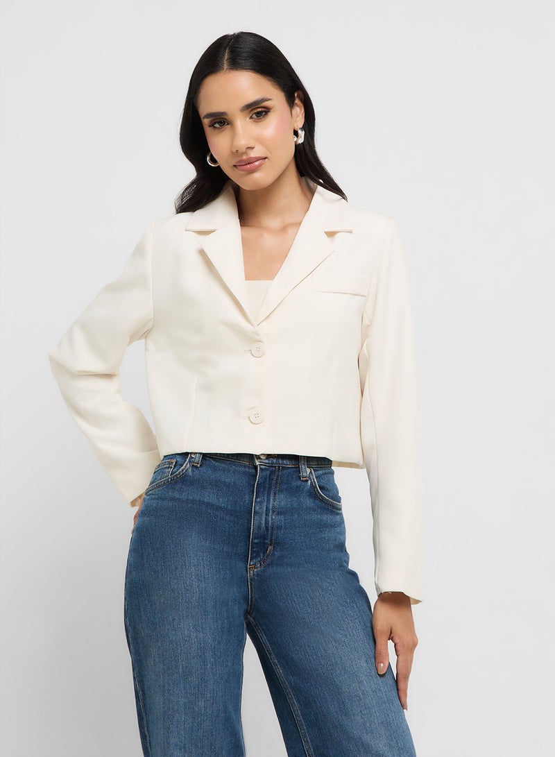 Ginger Single Breasted Cropped Jacket  - Image 1