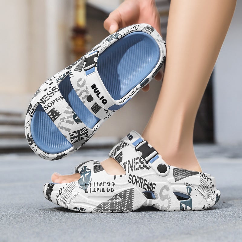 Parent-Child Shoes, New Summer Models, Couples' Thick-Soled Eva Slippers, Thick-Soled Non-Slip Slippers For Boys And Girls, Men'S And Women'S Sandals - Image 3