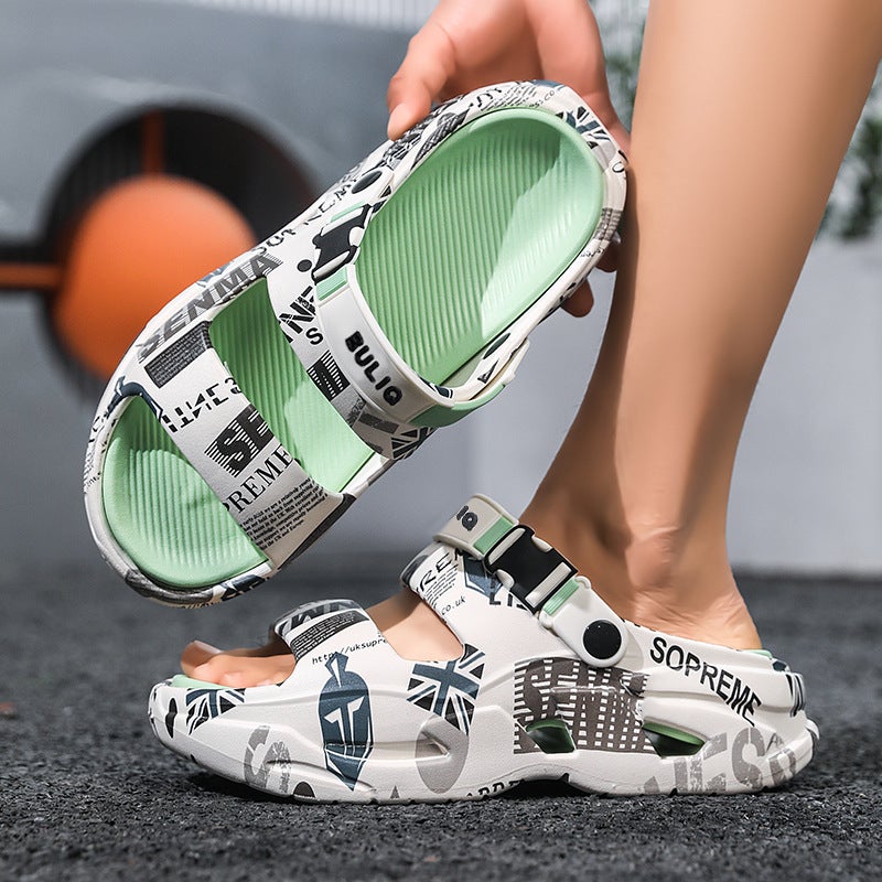Parent-Child Shoes, New Summer Models, Couples' Thick-Soled Eva Slippers, Thick-Soled Non-Slip Slippers For Boys And Girls, Men'S And Women'S Sandals - Image 2