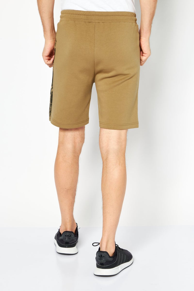 TapouT Men Sportswear Fit Fearless Print Training Shorts, New Olive - Image 3