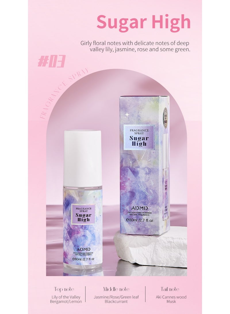 ADMD Hair Perfume Fragrance Spray 80ml-Sugar High - Image 2