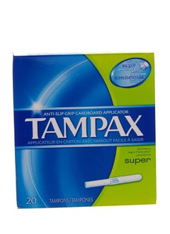 تامباكس حفائظ سوبر مع أداة تطبيق 20packs 