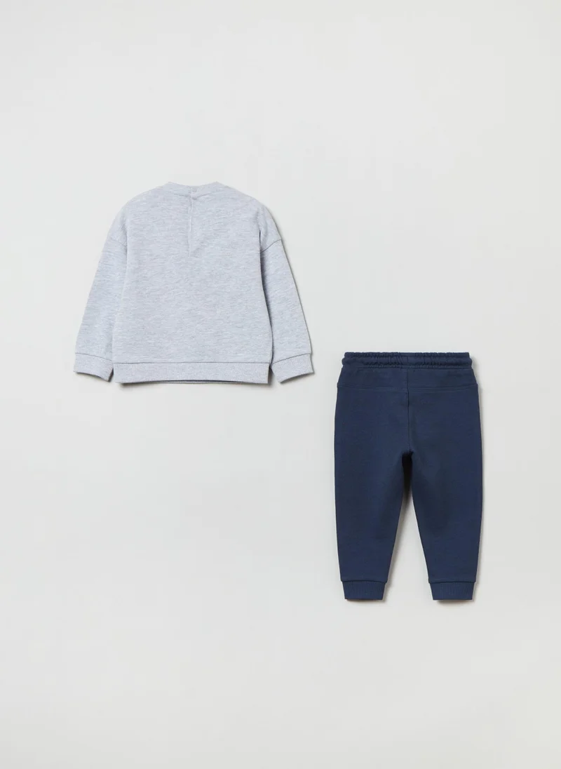 Ovs French Terry Jogging Set With Print