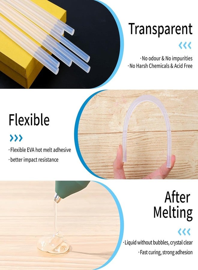Kabeer Art Hot Melt Clear Glue Sticks 10pc 11mm x 228mm - Image 3