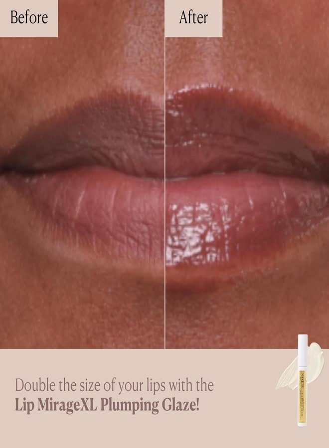Nakery Lip MirageXL Plumping Glaze, Lip Plumper for Women with Peptides, Hydrating Gloss for Fuller Look, Cooling Effect, Smooths Texture, Softens Lines, Instant Volume, Made in USA - Image 5