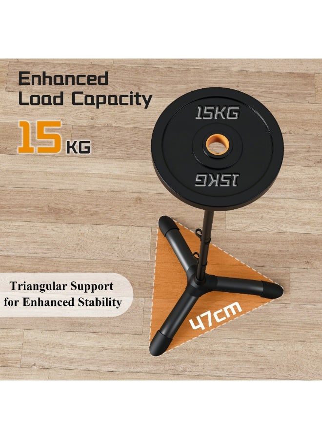 ETHU Projector Floor Stand, One-hand Height Adjustable(94-111cm) Projector Tripod with Safety Lock, Tall Projector Floor Stand Mount with Heavy-Duty Construction for Home, Stage, Office - Image 3