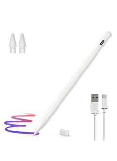 Rock Pow Stylus Pen for iPad with Palm Rejection, Active Pencil Compatible with (2018-2022) iPad Pro 11 & 12.9 inch, iPad 9th/8th/7th/6th Gen, iPad Air 5th/4th/3rd Gen,iPad Mini 6th/5th Gen  - Image 1