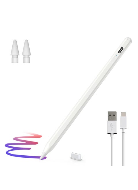 Stylus Pen for iPad with Palm Rejection, Active Pencil Compatible with (2018-2022) iPad Pro 11 & 12.9 inch, iPad 9th/8th/7th/6th Gen, iPad Air 5th/4th/3rd Gen,iPad Mini 6th/5th Gen