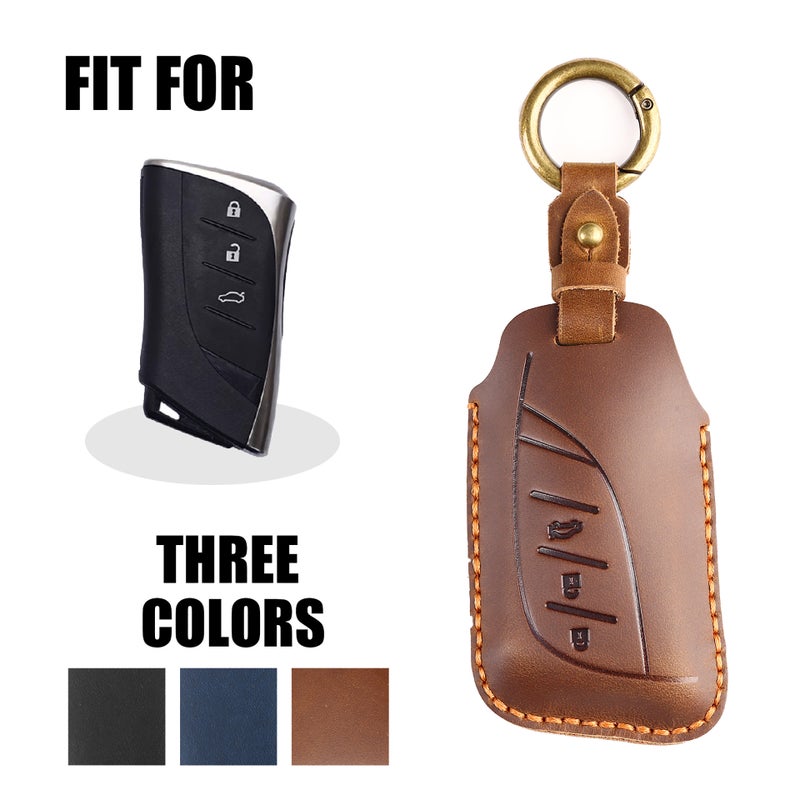 LEXUS Luxury Leather Key Case for Lexus ES200, ES300H, NX, RX350 - Premium Design - Image 2