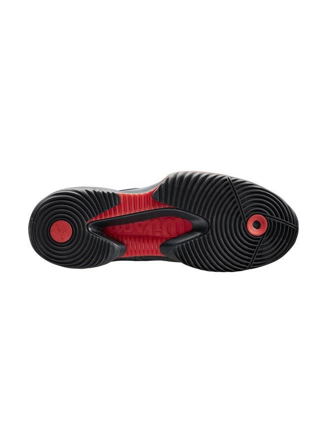 WILSON Men's Sneaker, Black/Red, 8 - Image 3