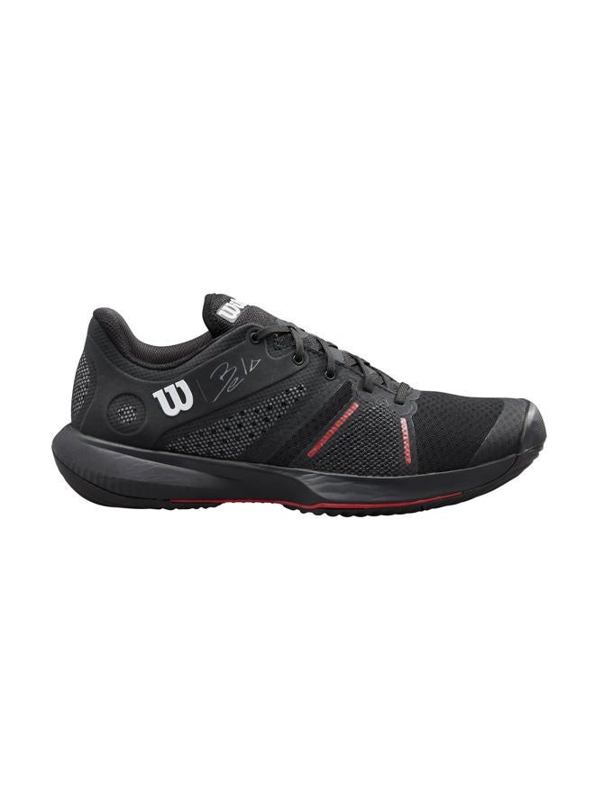 WILSON Men's Sneaker, Black/Red, 8 - Image 1