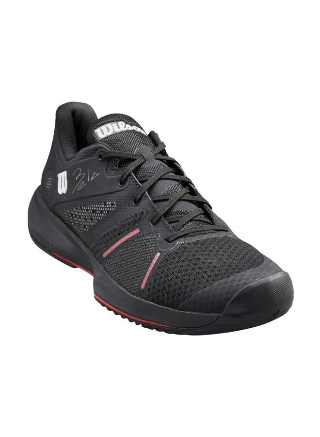 WILSON Men's Sneaker, Black/Red, 8 - Image 2