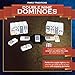 Continuum Games Family Traditions Double 9 Dominoes 55 Piece Set in Storage Tin Crystalline Dominoes for Kids and Adults Classic Game Night and Travel - Image 4