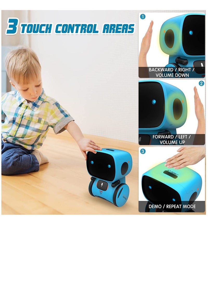 Generic - Voice Controlled Interactive Touch Talk Intelligent Robots With Singing Dancing Repeating Speech Recognition Voice Recording Robot Toy For Kids - Image 1