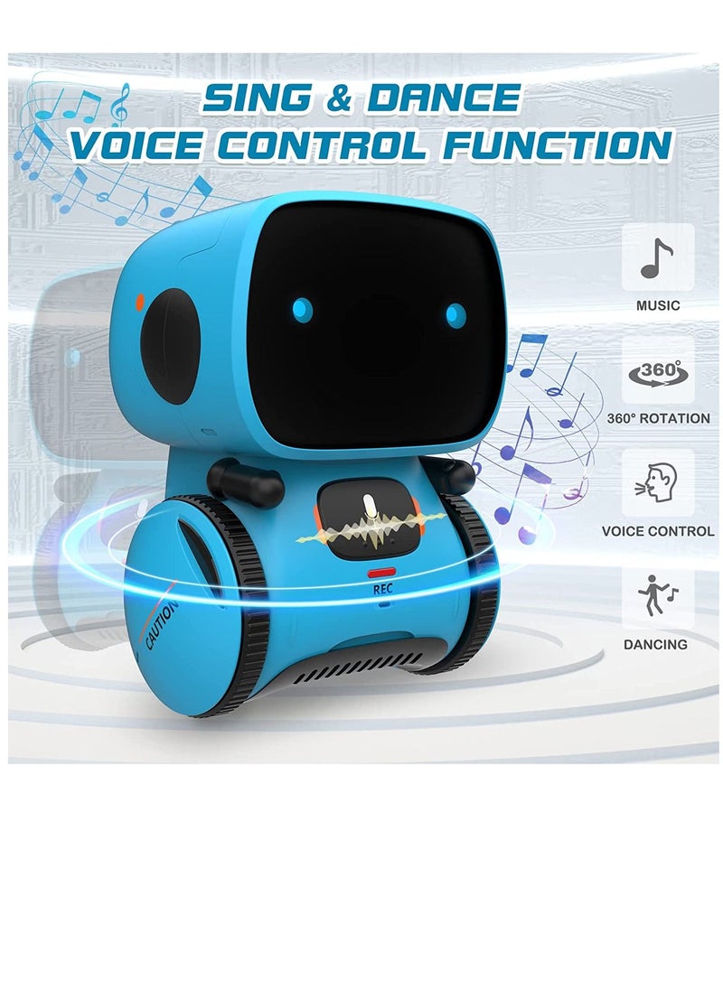 Generic - Voice Controlled Interactive Touch Talk Intelligent Robots With Singing Dancing Repeating Speech Recognition Voice Recording Robot Toy For Kids - Image 1