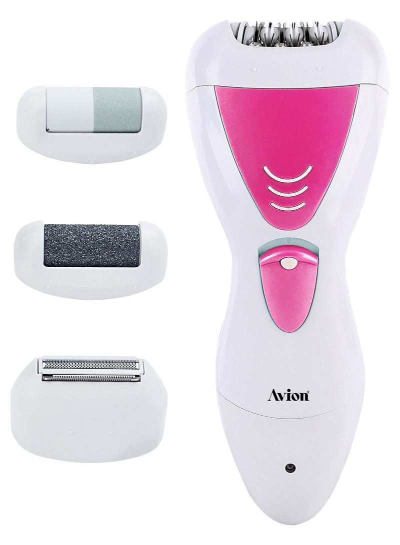 Avion 4 in 1 Multifunction Electric Epilator Set, with lady epilator, lady shaver, nail polisher and callus remover - Image 1