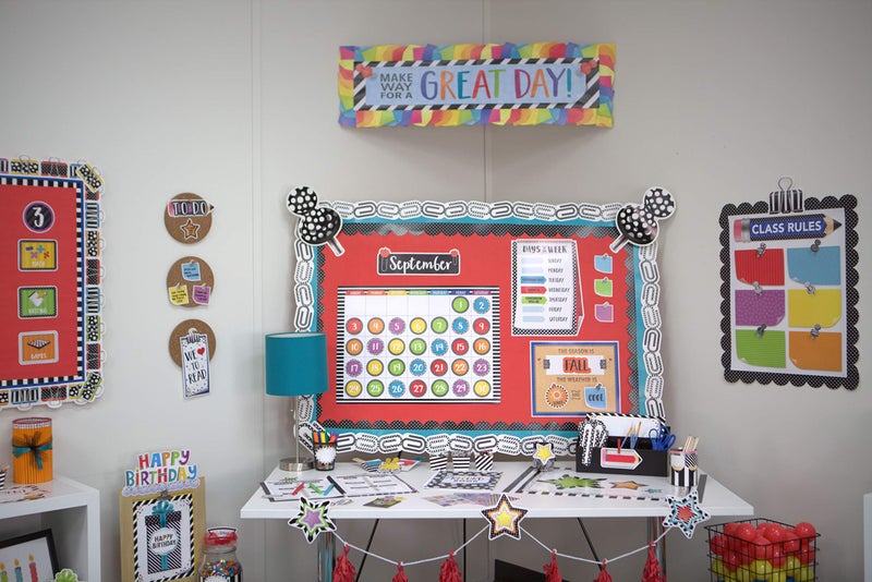 Creative Teaching Press Bold & Bright Calendar Set, CTP Bulletin Board and Classroom Display, 67 Pieces - Image 2