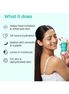 Earth Rhythm Phyto Ceramide Face Moisturizer For Deep Hydration & Moisturization With Hyaluronic Acid, Vitamin E & Phyto Ceramide | Strengthen Skin Barrier For Dry, Sensitive & Normal Skin (50Ml)  - Image 3