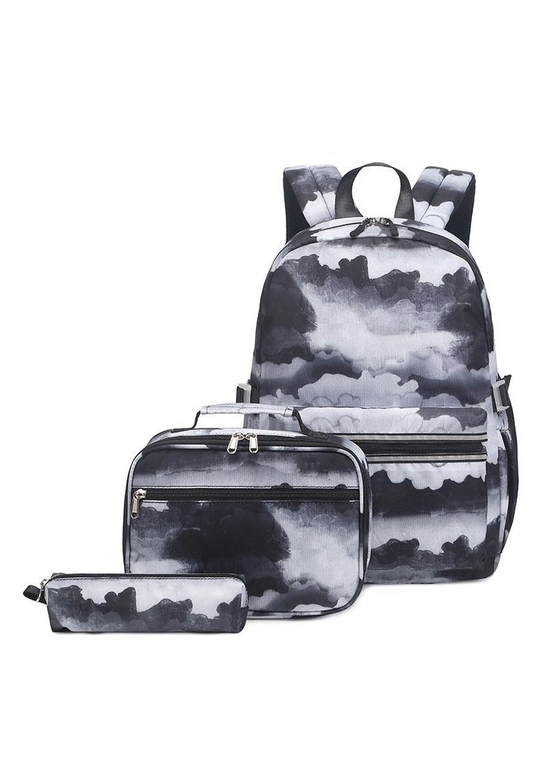 Aolida - 3-Piece Fresh Contrasting Colors Style School Backpacks For Girls Reduced Weight Printed Backpacks Set - Image 1