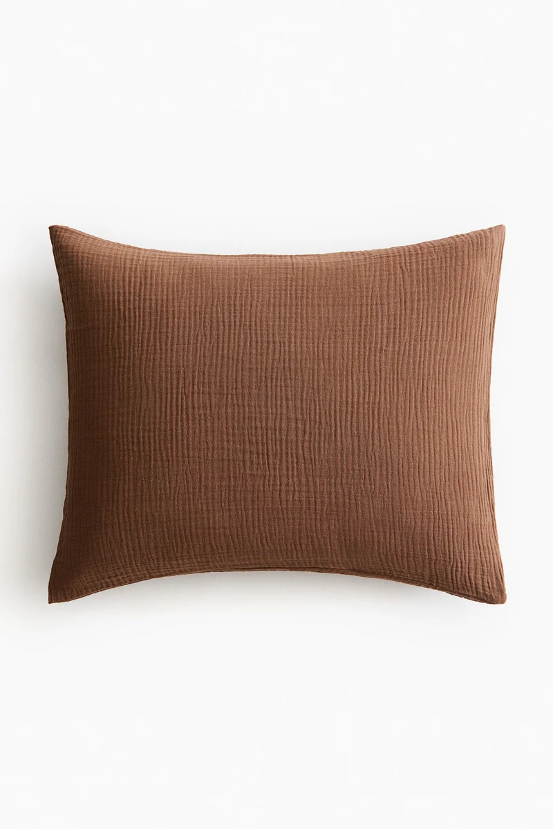 H&M Cotton muslin pillowcase