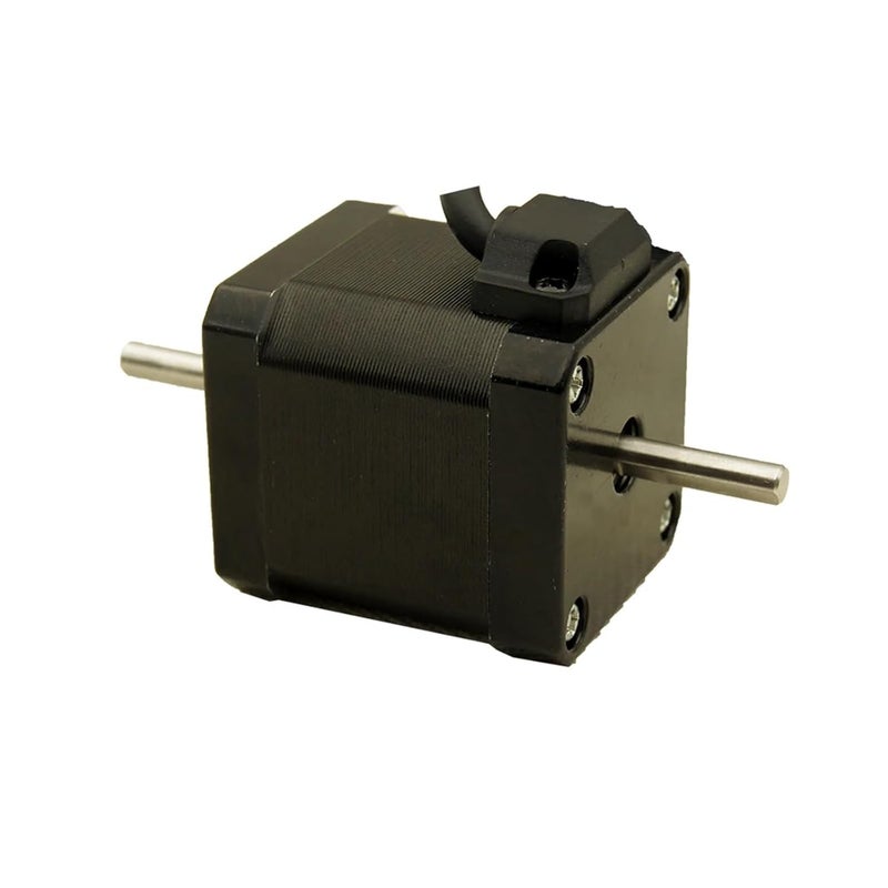 محرك خطوي Nema 17 مقاس 42x42مم، عزم دوران 0.6 نيوتن متر، تيار 1.5 أمبير، ثنائي الطور، 4 أسلاك، مع عمود 5مم - Image 4