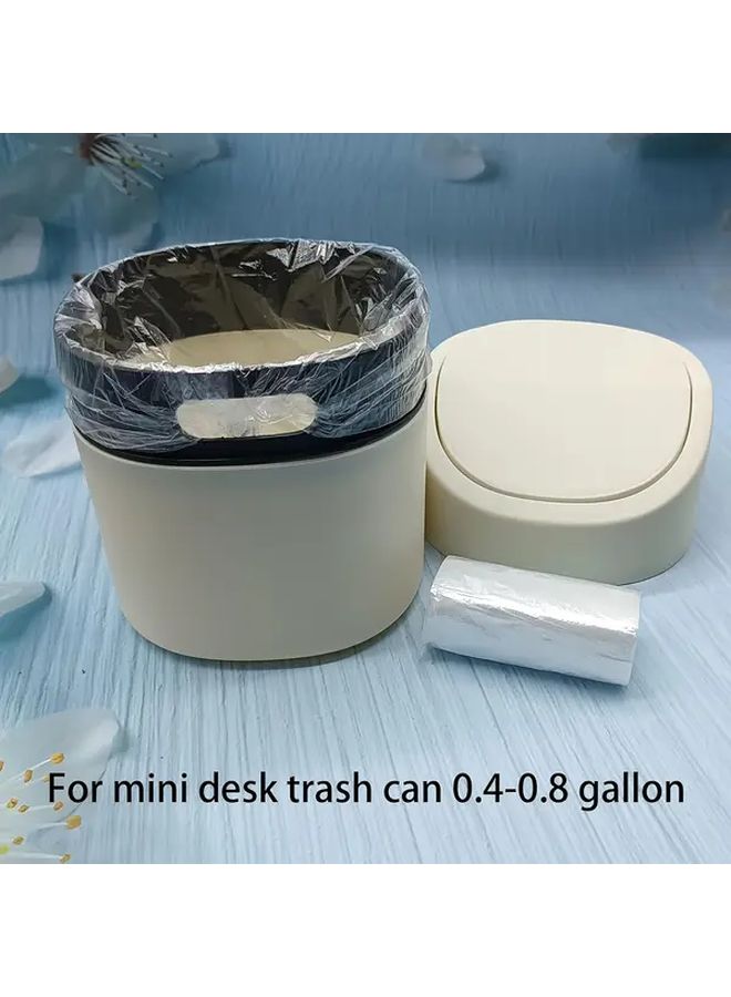 Purple 30pcs Desktop Mini Trash Bags Extra Small Clear Garbage Bag for Car Tiny Trash Can Countertop Bin Desk Table Top Pet Waste Disposable - Image 4