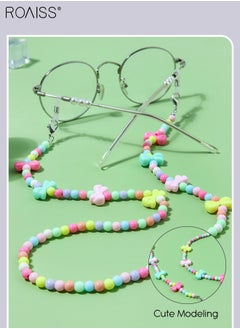 roaiss 3Pcs Kids Beaded Glasses Chains, Multi-Function Eyeglasses Cord, Eyewear Retainer, Mask Necklace Lanyard, Cute Sunglasses Holder for Boys Girls, Multicolor  - Image 4
