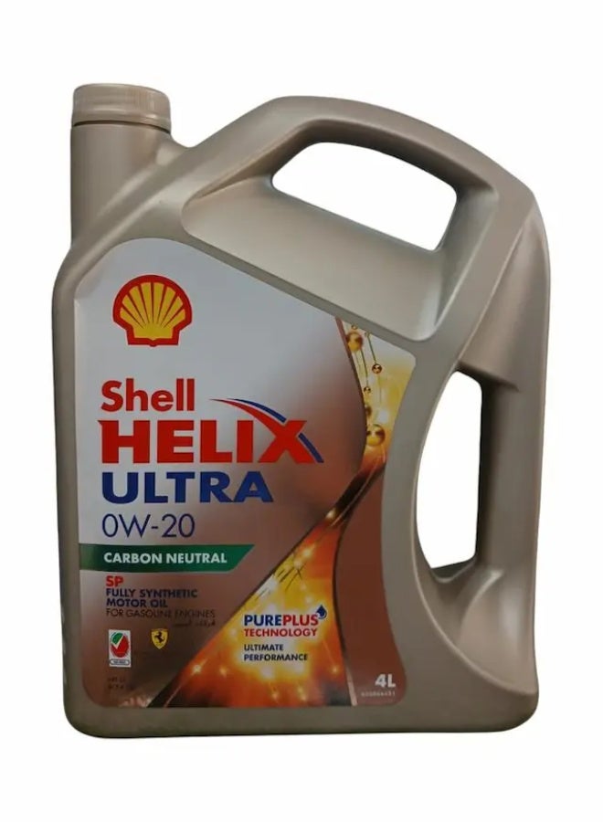 Shell Helix Ultra 0W-20 Fully Synthetic Engine Oil – 4L