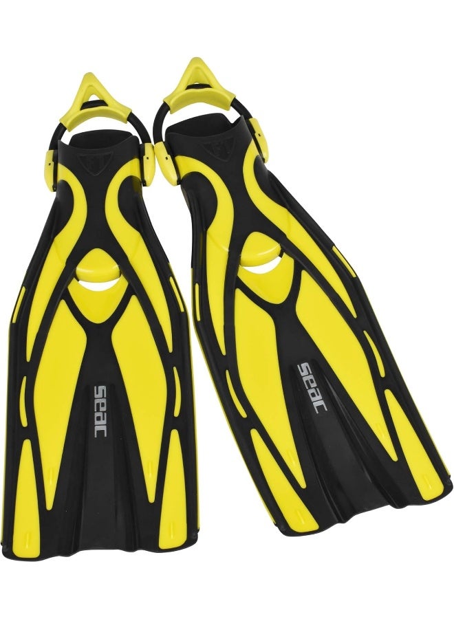 Seac SEAC Unisex's F1 S, High Performance and Ultralight Diving Fins with Elastic Strap, 730 Grams  - Image 1