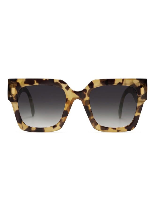 Sojos Vintage Oversized Square Sunglasses for Women,Retro Womens Luxury Big Large Sun Glasses UV400 SJ2194 Yellow Leopard - Image 1