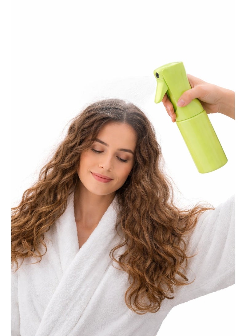 Trendiva 360° Continuous Spray Bottle – Fine Mist Water Sprayer for Hair, Plants & Cleaning – Refillable Leakproof Spray Bottle Green - Image 2