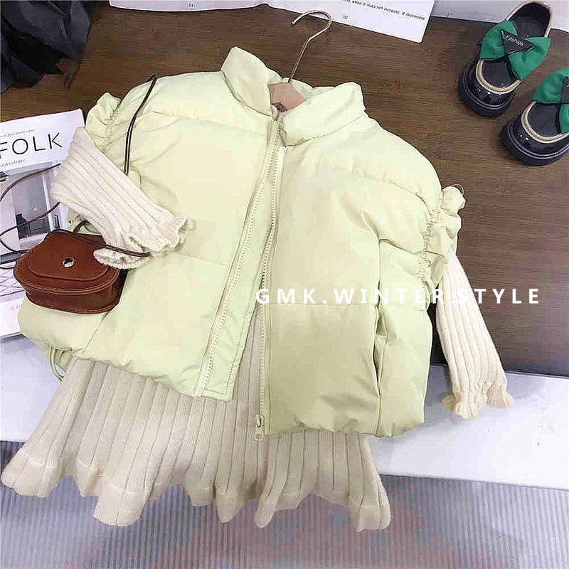 Girls' Thickened Cotton Outer Vest 24 New Style Little Girl'S Fashionable And Warm Korean Style Quilted Sleeveless Jacket - Image 3
