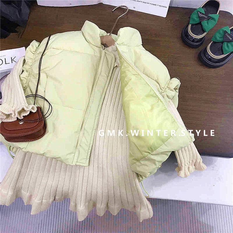 Girls' Thickened Cotton Outer Vest 24 New Style Little Girl'S Fashionable And Warm Korean Style Quilted Sleeveless Jacket - Image 4