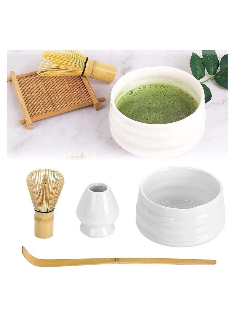 Y&D Japanese Matcha Tea Set - Authentic Ceremony Accessories: Whisk, Ceramic Bowl and Whisk Holder, Traditional Scoop The Perfect for Preparation - Image 1